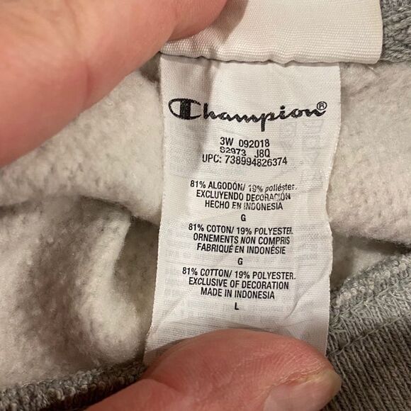 Champion RARE Reverse Weave Oversized Sweatshirt L - Picture 6 of 6